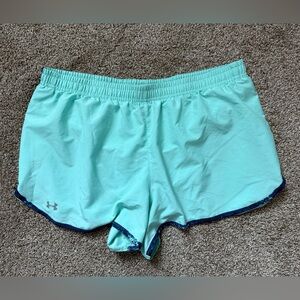 Under Armour Women's Light Blue Athletic Shorts